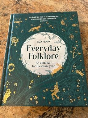 Lisa Frank Everyday Folklore Hardcover - Deep Teal and Gold Accents